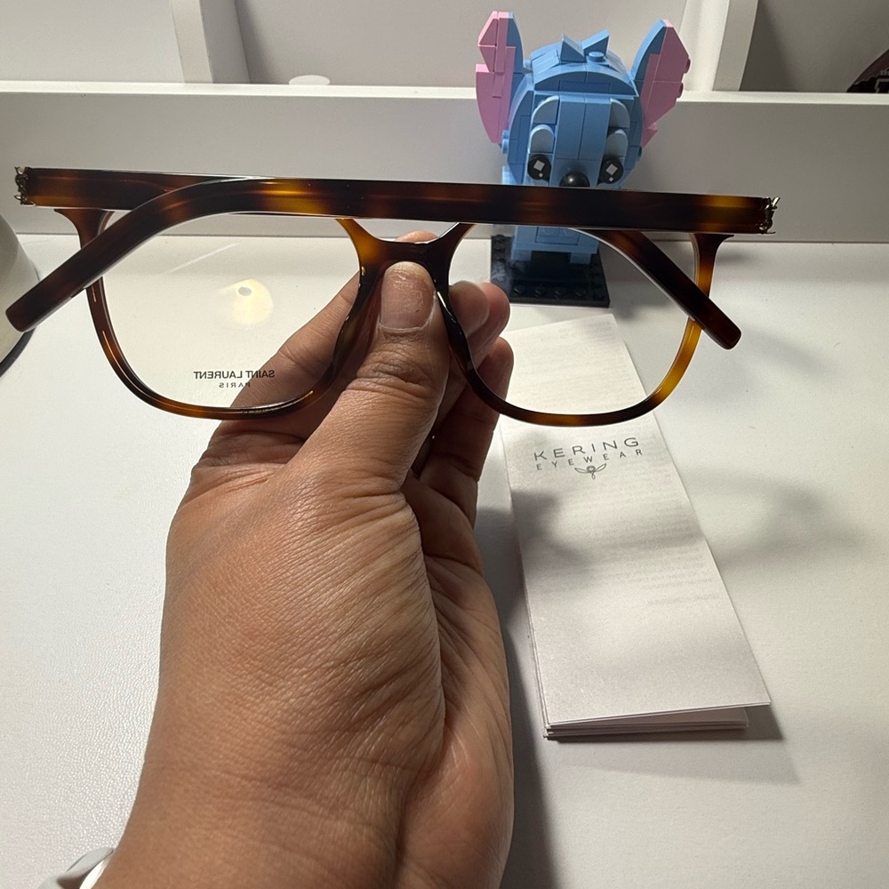 Brand New Luxury Saint Laurent M155 Havana Optical Frame - Picture 4 of 7